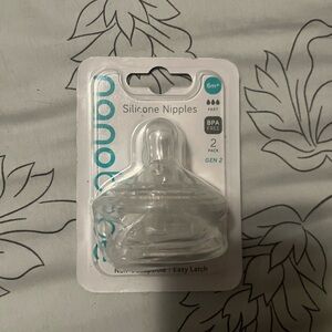 Silicone Nipples for Baby Bottles nanobebe